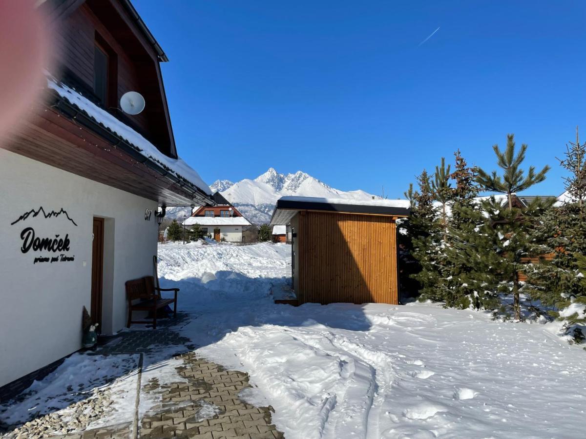 Domcek & Sauna Garden Stará Lesná Zewnętrze zdjęcie
