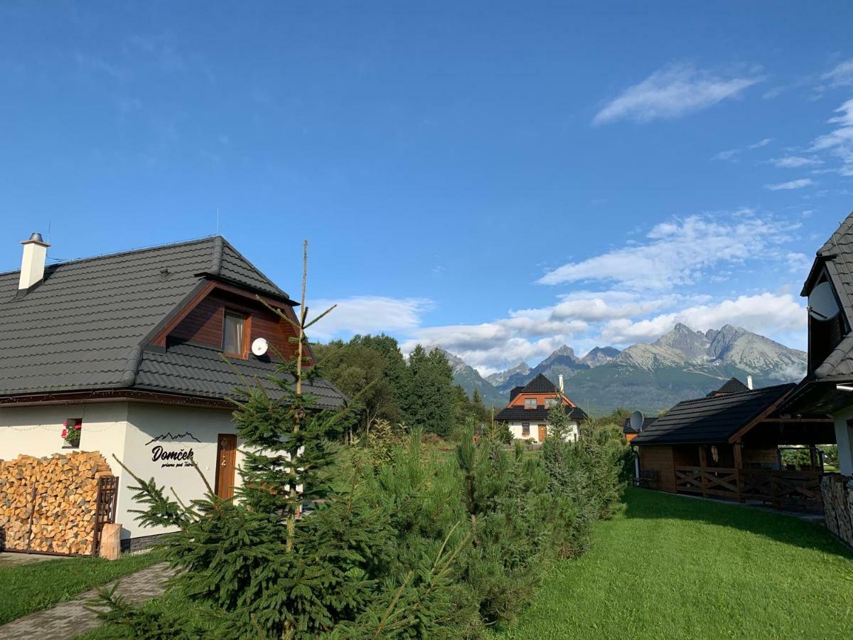 Domcek & Sauna Garden Stará Lesná Zewnętrze zdjęcie